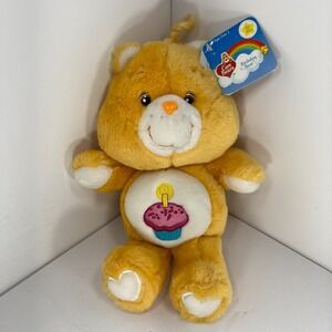 Care Bears 20th Anniversary Plush Bear 2002 Carlton Cards Birthday Cupcake 13"